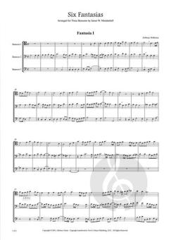 Six Fantasias von Blancks, Lup, Byrd, East, Caurroy Holborne 