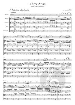 3 Arien aus "Don Giovanni" von Wolfgang Amadeus Mozart 