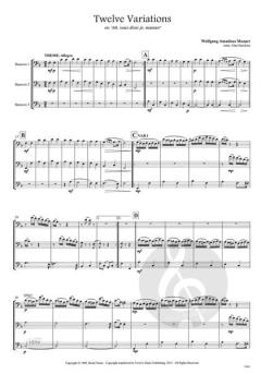 12 Variationen "Ah vous dirai-je, Maman" von Wolfgang Amadeus Mozart 