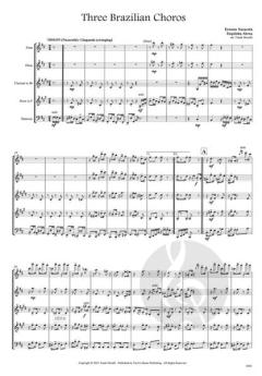 Three Brazilian Choros von Nazareth 