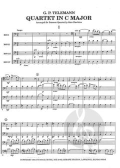 Quartett C-Dur von Georg Philipp Telemann 