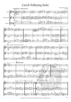 Tschechische Volksliedersuite von Frantisek Xaver Thuri 