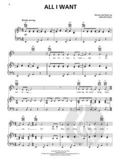 The Joni Mitchell Sheet Music Collection 