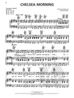 The Joni Mitchell Sheet Music Collection 