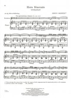 Hora Staccato von Grigoras Dinicu 