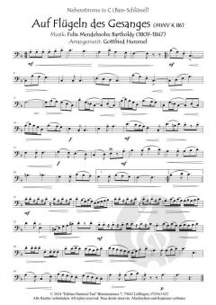 Auf Flügeln des Gesanges von Felix Mendelssohn Bartholdy 