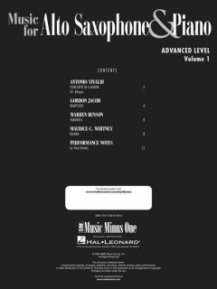 Advanced Alto Sax Solos Vol. 1 