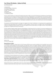 Los Libros Olvidados von Johan de Meij 