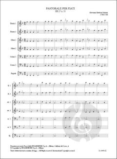 Pastorale per fiati HH.27 n. 33 von Giovanni Battista Martini 