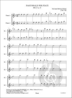 Pastorale per fiati HH.27 n. 33 von Giovanni Battista Martini 