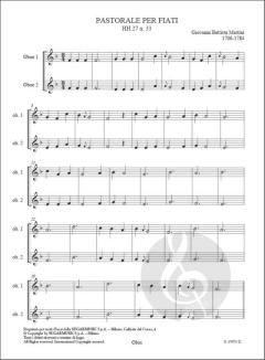 Pastorale per fiati HH.27 n. 33 von Giovanni Battista Martini 