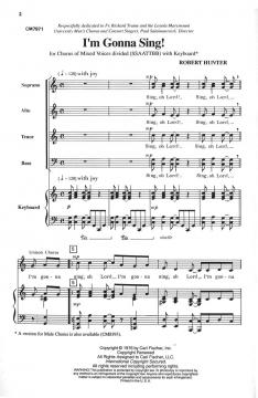 I'm Gonna Sing (Robert Hunter) 