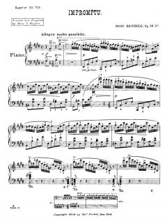 Impromptu in C-sharp Minor, Op. 28, No. 3 von Hugo Reinhold 
