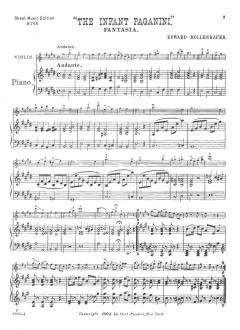 The Infant Paganini (Fantasia) von Emil Mollenhauer 