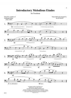 Introductory Melodious Etudes von Alan Raph für Posaune im Alle Noten Shop kaufen