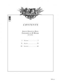 Concerto in D Minor BWV 1052 von Johann Sebastian Bach 