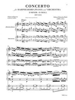 Concerto in D Minor BWV 1052 von Johann Sebastian Bach 