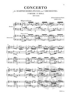 J.S. Bach: Concerto in F Minor/J.C.Fr. Bach: Concerto in E-flat Major 