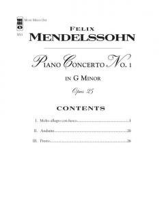 Mendelssohn Concerto No. 1 in G Minor op. 25 von David Syme 