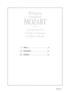Concerto No. 20 in D Minor, KV466 von Wolfgang Amadeus Mozart 