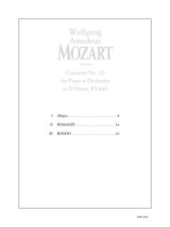Concerto No. 20 in D Minor, KV466 von Wolfgang Amadeus Mozart 