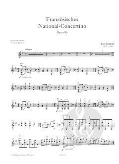 Französisches National-Concertino G-Dur op. 86 von Leo Portnoff 