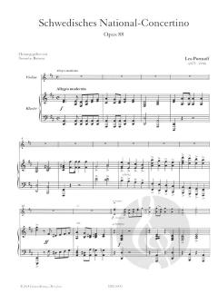 Schwedisches National-Concertino G-Dur op. 88 von Leo Portnoff 