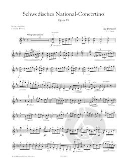 Schwedisches National-Concertino G-Dur op. 88 von Leo Portnoff 
