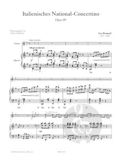 Italienisches National-Concertino G-Dur op. 89 von Leo Portnoff 