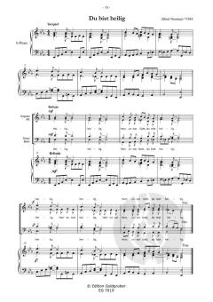 Deutsches Ordinarium in Eb „Zu dir, o Gott, erheben wir“ - Klavierpartitur von Albert Neumayr 