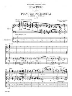 Klavierkonzert in a-Moll op.54 von Robert Schumann im Alle Noten Shop kaufen