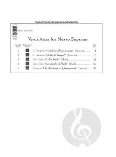 Arias for Mezzo-Soprano with Orchestra von Giuseppe Verdi 