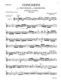 Double Concerto in D minor BWV 1043 von Johann Sebastian Bach 