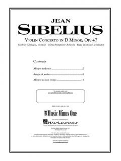 Violin Concerto D-minor op. 47 von Jean Sibelius im Alle Noten Shop kaufen
