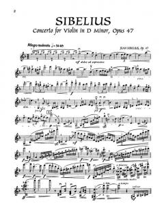 Violin Concerto D-minor op. 47 von Jean Sibelius im Alle Noten Shop kaufen