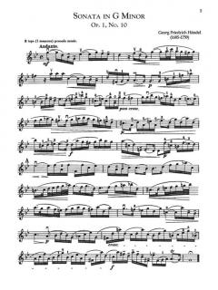 Six Sonatas for Flute and Piano von Georg Friedrich Händel 