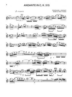 Intermediate Flute Solos Vol. 3 von Wolfgang Amadeus Mozart 
