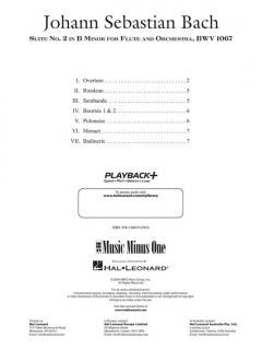 Suite No. 2 B minor BWV 1067 von Johann Sebastian Bach 