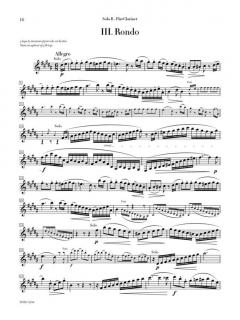 Klarinettenkonzert in A KV 622 von Wolfgang Amadeus Mozart 