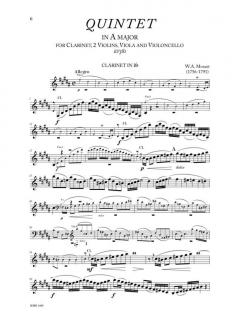 Quintett in A-Dur KV 581 von Wolfgang Amadeus Mozart 
