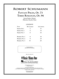 3 Fantasiestücke / 3 Romanzen op.73/op.94 von Robert Schumann 