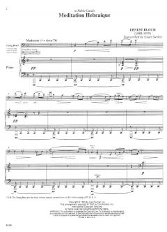Méditation Hébraique von Ernest Bloch 