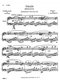 Meditation from Thais von Jules Massenet 