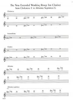 The New Extended Working Range For Clarinet von Kalmen Opperman 