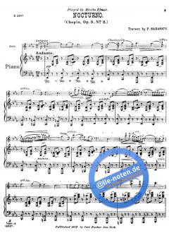 Nocturne op. 9/2 von Frédéric Chopin 