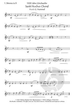 Sankt Rochus Choral von Gottfried Hummel 