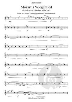 Mozarts Wiegenlied von Wolfgang Amadeus Mozart 