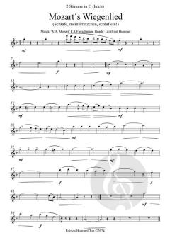 Mozarts Wiegenlied von Wolfgang Amadeus Mozart 