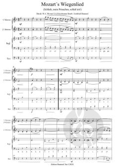 Mozarts Wiegenlied von Wolfgang Amadeus Mozart 