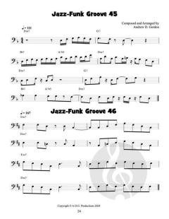 100 Ultimate Jazz-Funk Grooves for Trombone von Andrew D. Gordon 